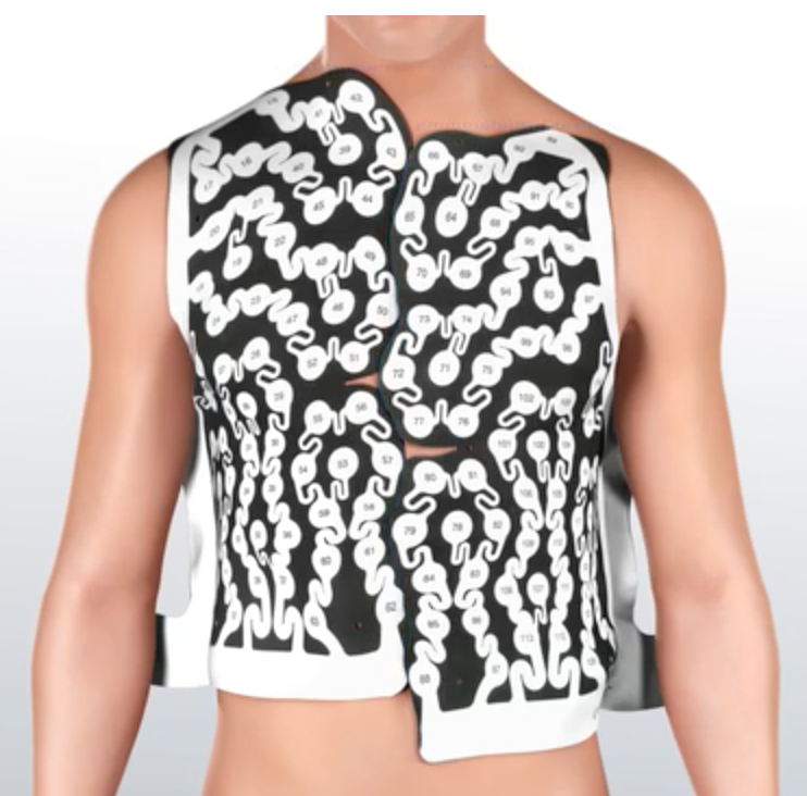 Cardiac-Mapping Vest